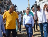محافظ بورسعيد يتابع سير معدلات أعمال تطوير المرحلة الأولى من شارع 23 يوليو