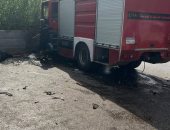 إصابة 2 من رجال الحماية المدنية أثناء ذهابهم لإطفاء حريق بسيارة في طنطا