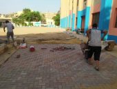 شاهد استعدادات مدارس كرداسة للعام الدراسى الجديد.. صور