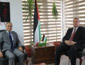 سفير فلسطين لدى القاهرة يستقبل السفير المصرى الجديد لدى رام الله