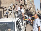 رفع 400 حالة إشغال للمحال والمنشآت التجارية بأحياء الجيزة