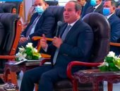 تليفزيون "اليوم السابع" يرصد أهم تصريحات للرئيس السيسى خلال افتتاحات اليوم