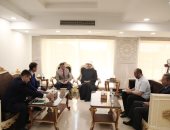 أمين "البحوث الإسلامية" يستقبل وفد الهيئة القومية للمخطوطات بكازخستان