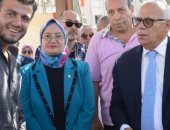 محافظ بورسعيد يتابع المعدلات الإنشائية داخل المدرسة اليابانية ببورفؤاد