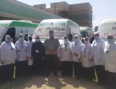 حياة كريمة ببنى سويف: الكشف وتوفير العلاج لـ1550 فى قافلة طبية بقرية لاجودة