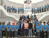 جامعات مصر تبدأ بتحية العلم فى أول يوم دراسى.. انتظام الدراسة بجميع كليات الإسكندرية.. عميد "تجارة طنطا" يستقبل الطلاب بالورود.. رئيس جامعة المنوفية يتابع بدء الدراسة بالجامعة الأهلية ويؤكد: طفرة تعليمية.. صور