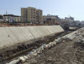 تبطين الترع هدية "حياة كريمة" للمزارعين في دمياط.. صور