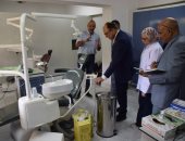 رئيس جامعة حلوان يتفقد المدن الجامعية والإدارة الطبية والمطعم المركزى.. صور