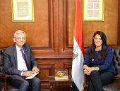 رانيا المشاط تستقبل السفير الفرنسى ومديرة الوكالة الفرنسية للتنمية بالقاهرة