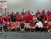 شاهد استقبال جماهير الأهلي لبعثة فريق السلة في الكويت