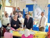 سكرتير عام محافظة الجيزة يتفقد مدرسة الراية بكرداسة