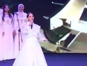 بلقيس: الغناء أمام الرئيس السيسى شرف كبير.. وأشعر دائما أنى مصرية