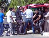 وصول جثمان الإعلامية ماجدة عاصم مسجد بيفرلى هيلز لأداء صلاة الجنازة.. صور