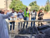 معاون محافظ بنى سويف يتابع تنفيذ مشروعات إنشاء أسواق ومواقف ووحدات إطفاء