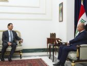 الرئيس العراقى يبحث مع السفير المصرى لدى بغداد تعزيز العلاقات بين البلدين