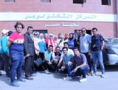 زيارة لطلاب وأساتذة كلية العلاج الطبيعي بجامعة القاهرة لمشروعات حياة كريمة بالغربية
