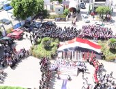 محافظ سوهاج ورئيس الجامعة يشاركان باحتفالية ذكرى انتصارات أكتوبر.. صور