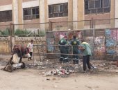 رفع الإشغالات والتعديات بمحيط المدارس فى حملة مكبرة بالهرم 