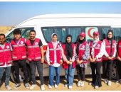 الهلال الأحمر المصرى يوفر لقاح كورونا لأهالى الشيخ زويد والعريش بشمال سيناء