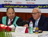 محافظ بورسعيد يستقبل وزير المالية لحضور مناقشة رسالة دكتوراه بالجامعة.. صور