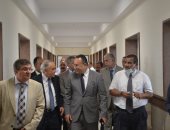 رئيس جامعة الإسكندرية يتفقد انتظام الدراسة بالجامعة الأهلية فى بداية العام الدراسي