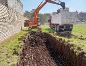 حياة كريمة ببنى سويف.. بدء تنفيذ موقف سيارات الأجرة المطور بقرية بهبشين 