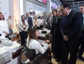 إيمان كريم: مشاركة ذوى الإعاقة بمنتجاتهم فى معرض تراثنا تشجيع على الإنتاج