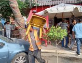 حملات لرفع الإشغالات لليوم الرابع على التوالى بمناطق مصر القديمة