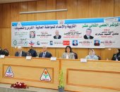 رئيس جامعة المنوفية يشهد انطلاق فعاليات المؤتمر الـ12 لكلية التربية 