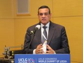 وزير التنمية المحلية يعرض مشروع مصر لتنمية وتطوير الريف بالمؤتمر العالمى للحكومات