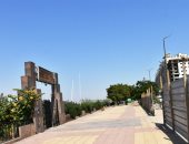 محافظ أسوان يتابع الأعمال الجارية بمشروع "ممشى أهل مصر" بطول 13 كم.. صور