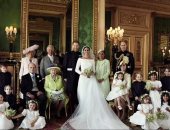 الملك تشارلز الثالث يحتفظ بصورة حفل زفاف هارى وميجان فى قصر باكنجهام