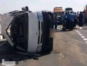 ارتفاع حصيلة ضحايا حادث الطريق الصحراوى بأسوان إلى 7 وفيات و8 مصابين