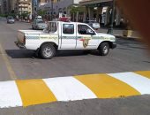 مرور المنوفية: تخطيط مطبات مدينه شبين الكوم بهدف الحفاظ على الأرواح