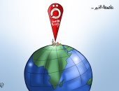 أول قناة إقليمية مصرية.. كاريكاتير اليوم السابع يحتفل بـ"القاهرة الإخبارية"
