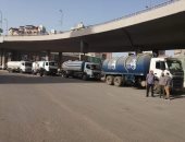 تمركز سيارات شفط المياه فى شوارع الغربية تحسبا لهطول أمطار غزيرة