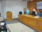 رئيس جامعة حلوان يفتتح البرنامج التدريبى لمسئولى إدارات العلاقات العامة