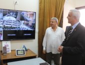رئيس جامعة المنوفية يفتتح تجديدات كلية التربية