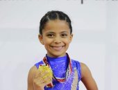 تاليا مطر تفوز بالمركز الأول والميدالية الذهبية فى بطولة الجمهورية للجمباز