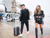 وصول ليفاندوفسكى إلى باريس لحضور حفل الكرة الذهبية 2022