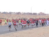 جامعة مدينة السادات تنظم "ماراثون جرى" تحت شعار "شباب الجمهورية الجديدة"
