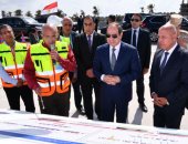 الرئيس السيسي يدعو القطاع الخاص للمشاركة فى مشروعات الرمال السوداء