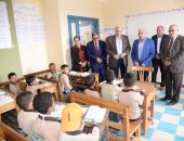 سكرتير عام محافظة الإسماعيلية يفتتح مدرسة المحسمة الجديدة الابتدائية