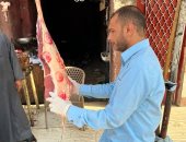 ضبط جزار  ببيع لحوم الأغنام خارج المجازر الحكومية بسوهاج 