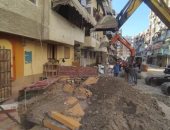 حملة لإزالة التعديات والمخالفات للحفاظ على المظهر الحضارى فى بورسعيد