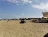 الطقس فى بورسعيد.. اعتدال بدرجات الحرارة وسماء صافية والأهالي على البحر "صور"