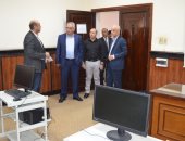 وزير المياه الفلسطينى يزور المركز الإقليمى للتدريب بوزارة الرى