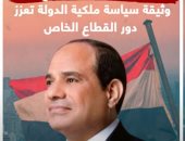 الأولى من نوعها فى تاريخ مصر.. وثيقة سياسة ملكية الدولة تعزز دور القطاع الخاص