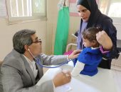 الكشف على 743 حالة فى قافلة طبية بجامعة السادات بالمنوفية ضمن حياة كريمة