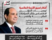 أفكار لعبور الأزمة العالمية.. توصيات المؤتمر الاقتصادى بشأن السياسات النقدية (إنفوجراف)